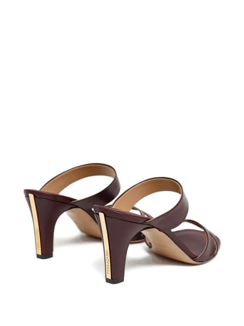 Ferragamo Tami criss-cross strap heeled sandals - Red