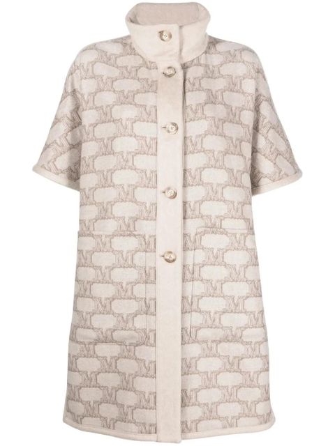 Max Mara Enica reversible monogram-pattern coat - Neutrals - zdjęcie produktu nr 1
