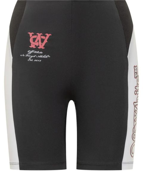 Off-White ribbed serena shorts - Black - zdjęcie produktu nr 2