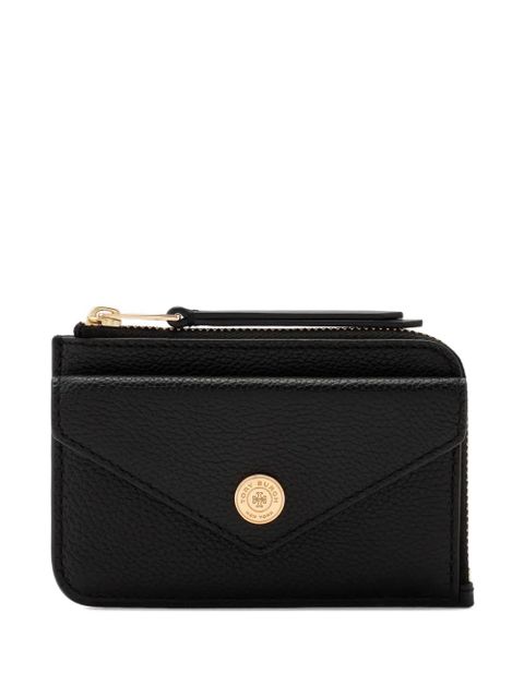 Tory Burch monogram envelope-zip wallet - Black - zdjęcie produktu nr 1