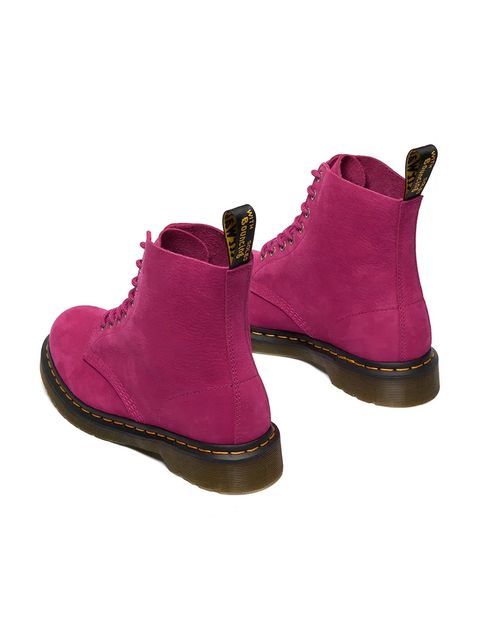 Dr. Martens botki 1460 Pascal damskie kolor różowy na płaskim obcasie DM42596650