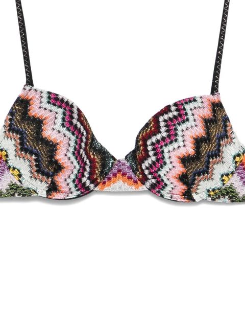 Missoni zigzag-pattern bikini - Black