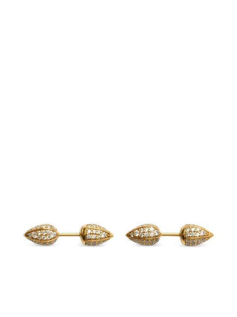 Burberry Small Spear pavé-set earrings - Gold - zdjęcie produktu nr 1