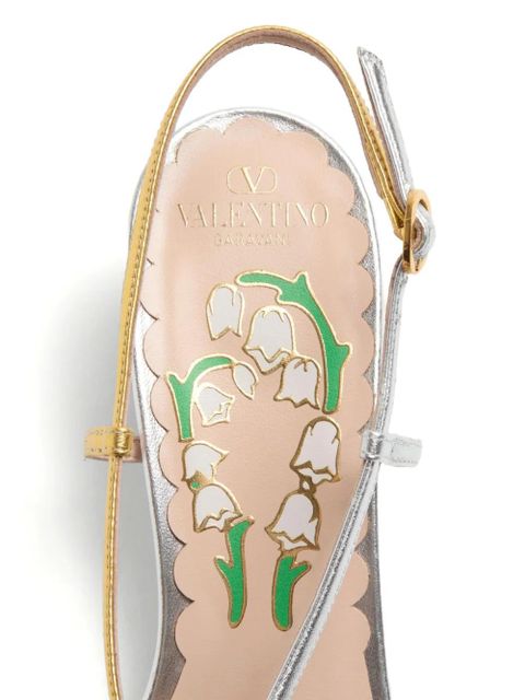 Valentino Garavani 45mm Bowow slingback pumps - Black