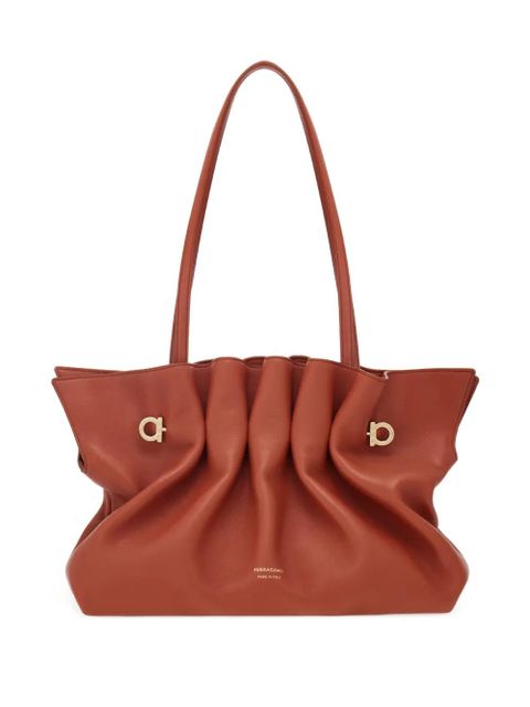 Ferragamo medium Soft shoulder bag - Red - zdjęcie produktu nr 1