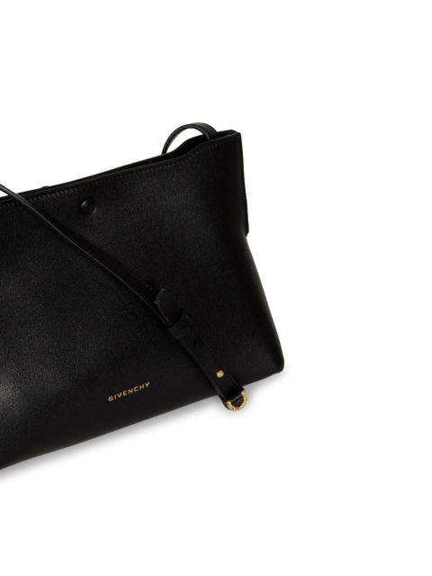 Givenchy logo-lettering shoulder bag - Black