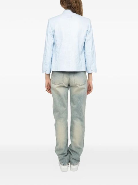 Zadig&Voltaire Veryn leather jacket - Blue