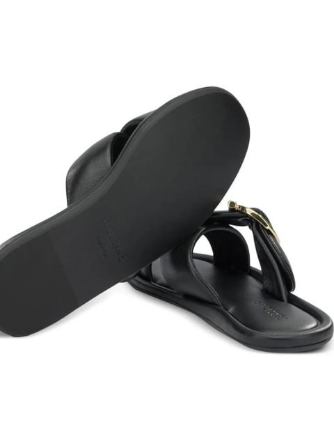 Ferragamo Gancini sandals - Black