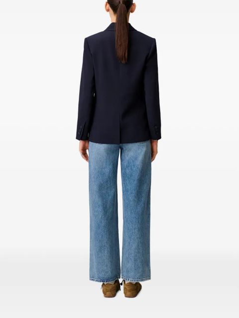 Claudie Pierlot button single-breasted blazer - Blue