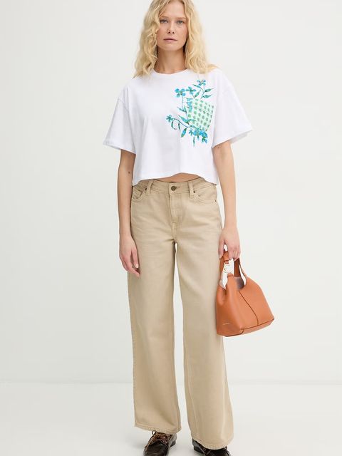 iBlues t-shirt damski bawełniany ELODIA - zdjęcie produktu nr 1