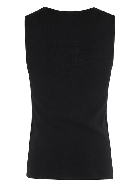 Róhe square-neck top - Black - zdjęcie produktu nr 2