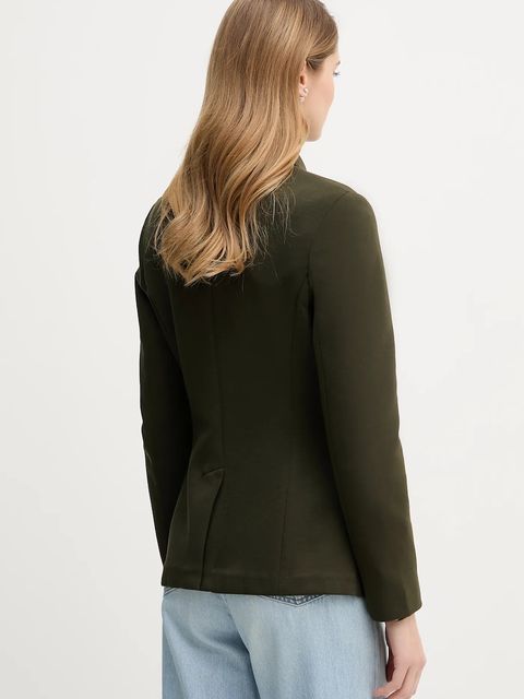 Polo Ralph Lauren marynarka kolor zielony jednorzędowa gładka 211A93159