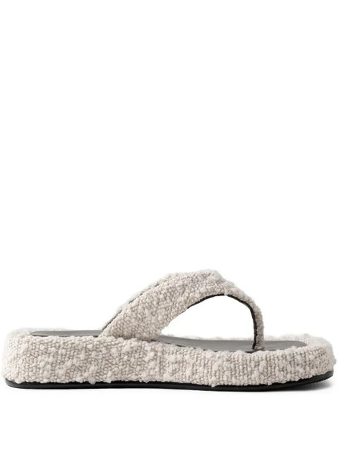Manière De Voir 40mm Rosalie boucle plaque flatform sandals - Neutrals - zdjęcie produktu nr 1