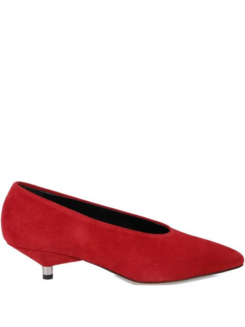 ISABEL MARANT 45mm Ebisa pointed-toe pumps - Red - zdjęcie produktu nr 1