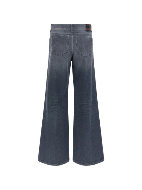 Diesel button-fastening flared jeans - Grey