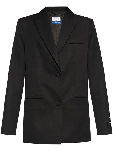 Off-White wool blazer - Black - zdjęcie produktu nr 1