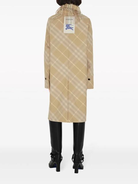 Burberry Car reversible check-print coat - Neutrals