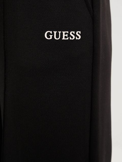 Guess spodnie dresowe CARMEN damskie kolor czarny gładkie V5YB03 KCX22 - zdjęcie produktu nr 2