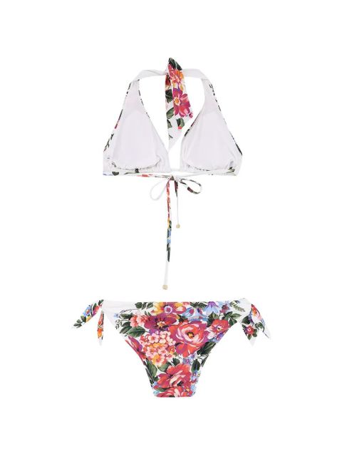 Dolce & Gabbana floral-print bikini - White - zdjęcie produktu nr 2