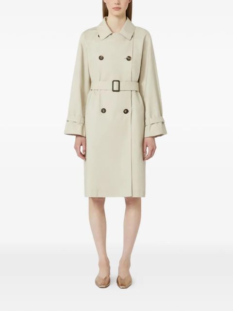 Max Mara buttoned belted raincoat - Neutrals - zdjęcie produktu nr 2