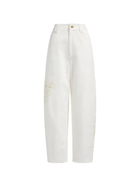 Aje embroidered trousers - White - zdjęcie produktu nr 1