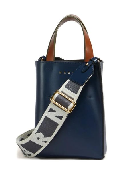 Marni nano Museo tote bag - Blue - zdjęcie produktu nr 1