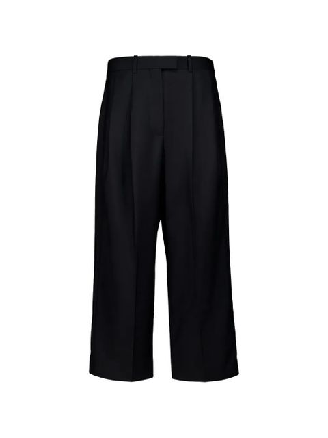 Givenchy cropped double-pleat trousers - Black - zdjęcie produktu nr 1