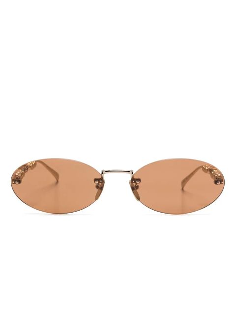 Gucci Eyewear rimless sunglasses - Gold - zdjęcie produktu nr 1
