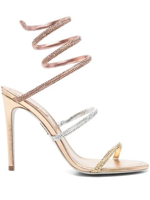 René Caovilla 105mm Cleo sandals - Gold - zdjęcie produktu nr 1