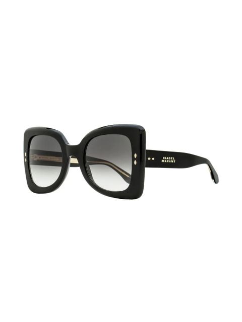 Isabel Marant Eyewear printed butterfly-frame sunglasses - Black - zdjęcie produktu nr 2