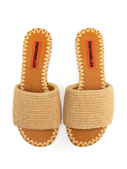 Simon Miller Raffia Salerno slides - Neutrals - zdjęcie produktu nr 2