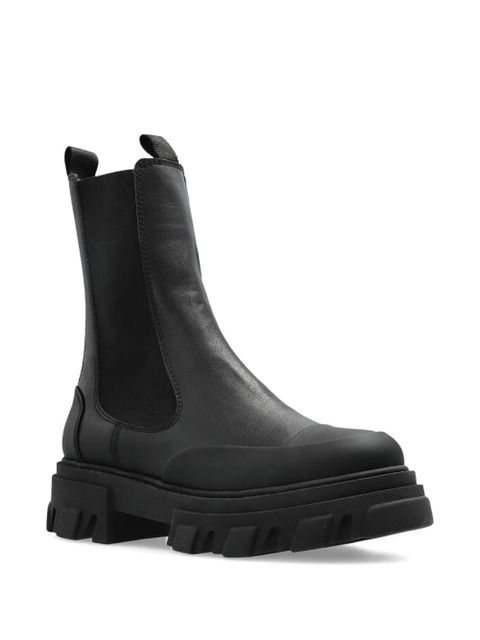 GANNI 55mm leather ankle boots - Black - zdjęcie produktu nr 2