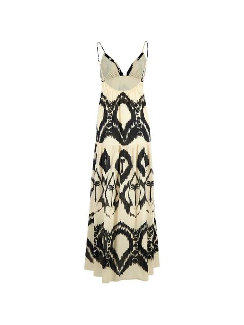 Johanna Ortiz Zea Palm maxi dress - Neutrals - zdjęcie produktu nr 1