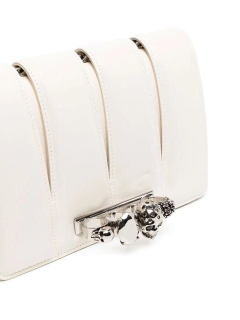 Alexander McQueen Slash stud-detailing chain-link bag - White