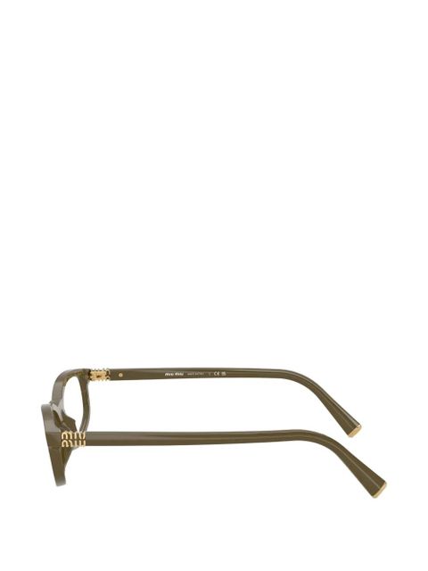 Miu Miu Eyewear round-frame glasses - Green