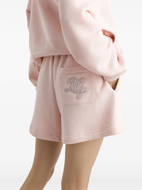 Dolce & Gabbana drawstring embroidered-detail shorts - Pink