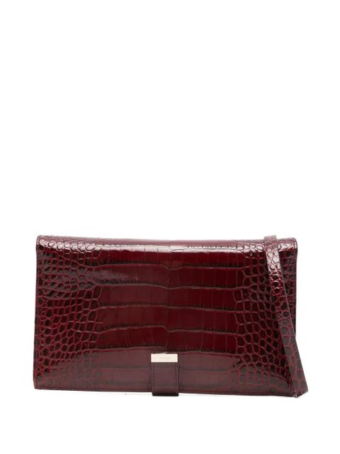 TOM FORD croc-embossed wallet - Red - zdjęcie produktu nr 1
