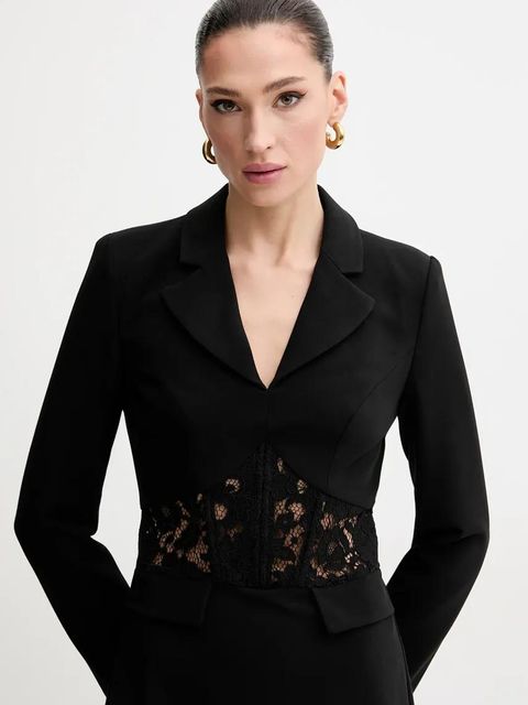 Morgan sukienka RCORSE kolor czarny mini prosta RCORSE