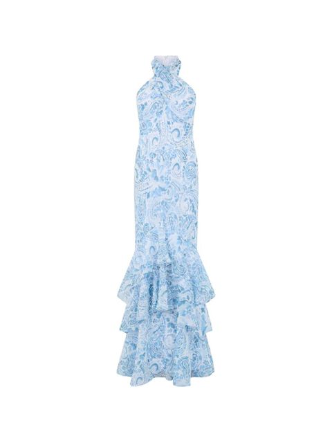 Lauren Ralph Lauren paisley-print ruffled maxi dress - White - zdjęcie produktu nr 1