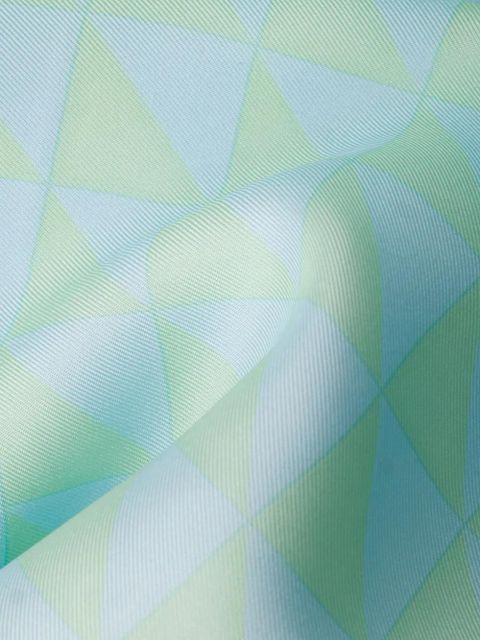 Prada printed silk twill scarf 55x55 - Blue