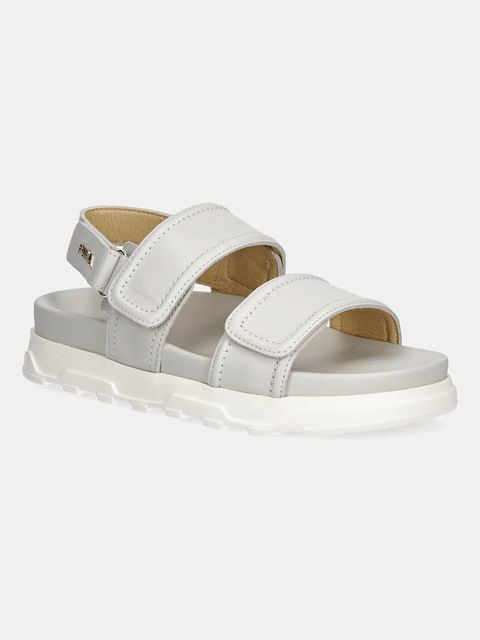 Furla sandały skórzane Sporty Chic Sandal damskie kolor beżowy na platformie YJ52SPC Y62000 1704S - zdjęcie produktu nr 1