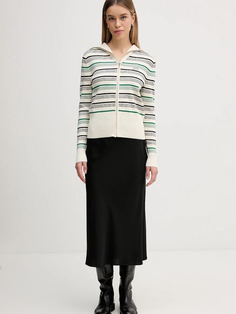 Tommy Hilfiger kardigan damski kolor beżowy lekki WW0WW48439