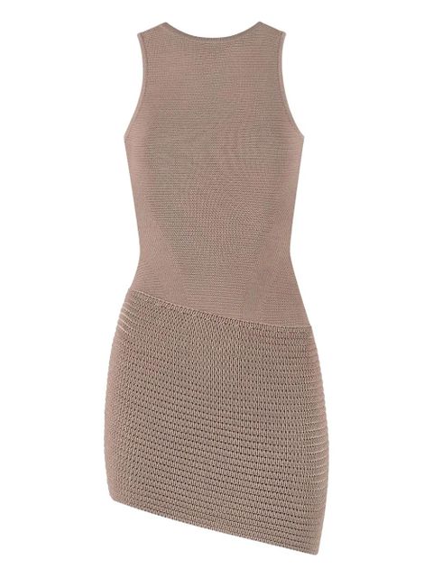 Manière De Voir detachable-asymmetric mini dress - Neutrals - zdjęcie produktu nr 1