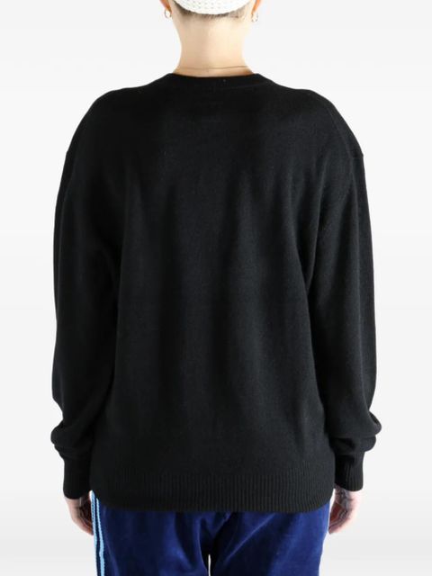 TOTEME ribbed crew-neck sweater - Black