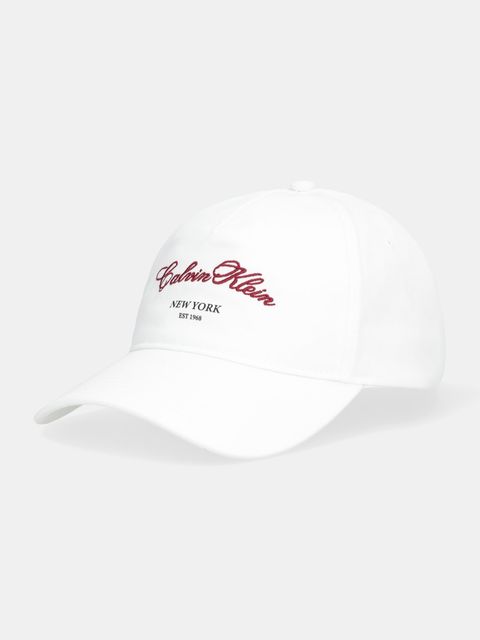 Calvin Klein czapka z daszkiem kolor biały LV04F5085G - zdjęcie produktu nr 1