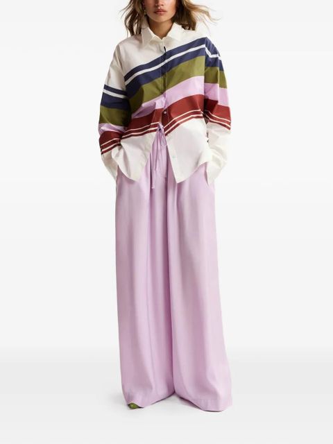 Essentiel Antwerp Joppy stripe-print shirt - White - zdjęcie produktu nr 2