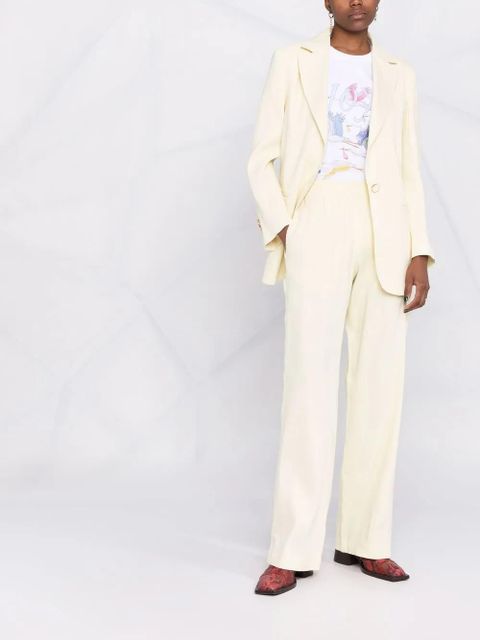 Golden Goose Brittany wide-leg trousers - Yellow - zdjęcie produktu nr 2