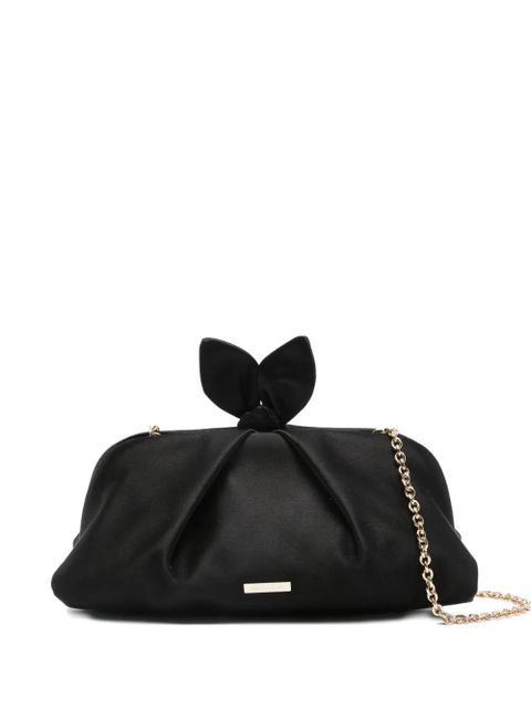 Aquazzura Bow Tie chain clutch bag - Black - zdjęcie produktu nr 1