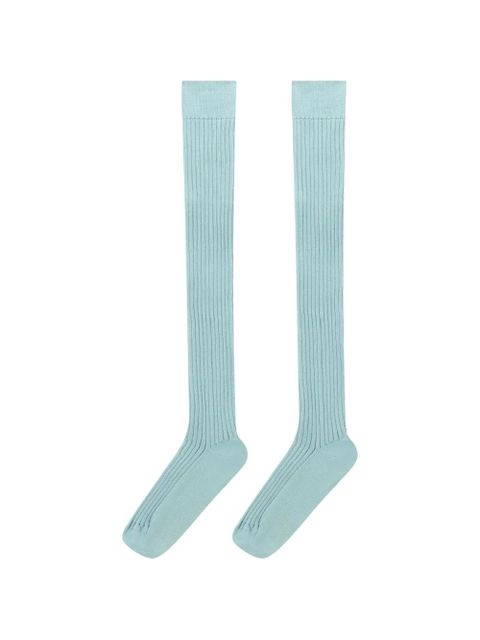 Valentino Garavani ribbed socks - Blue - zdjęcie produktu nr 2
