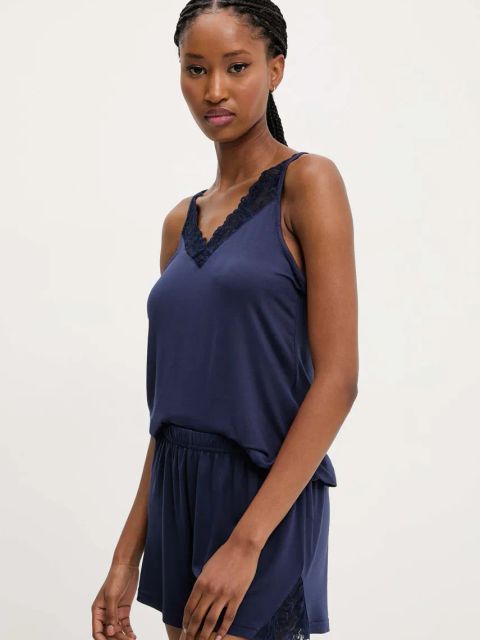 Answear.LAB piżama damska kolor granatowy